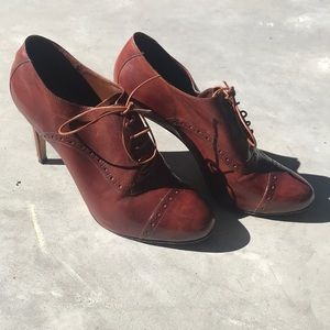 Cole Haan brogue heels
